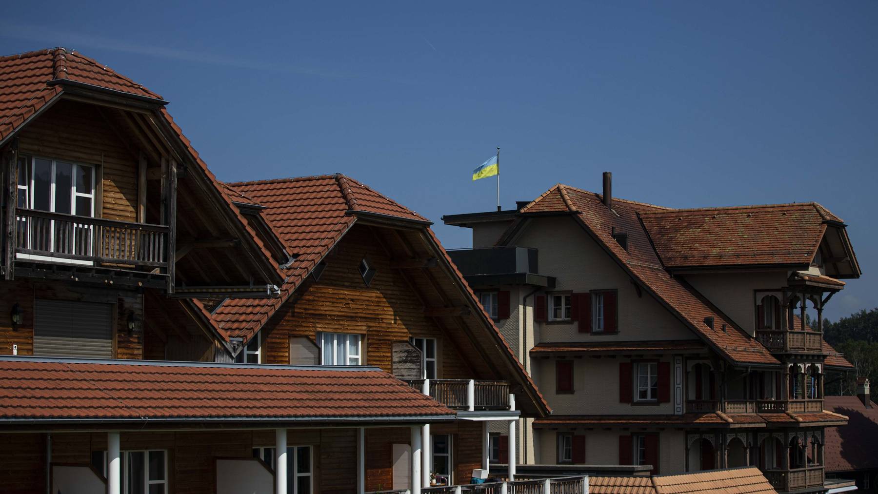 Hotel Waldheim Risch Kanton Zug Flüchtlingsunterkunft Ukraine-Krieg Geflüchtete