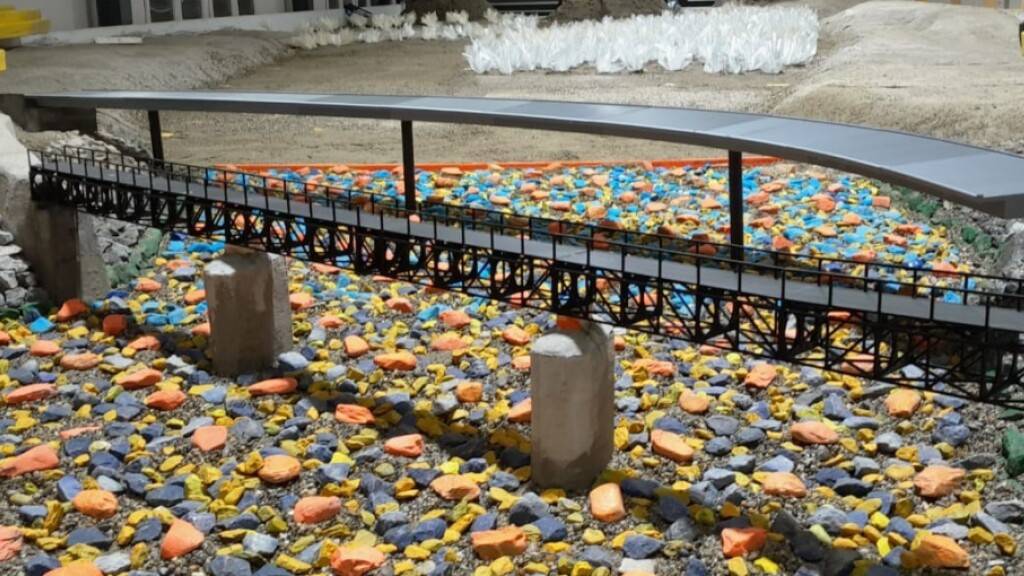 Ein 3D-Modell soll bei der Neugestaltung des instabil gewordenen Flussbettes der Maggia bei Visletto infolge des Unwetters von 2024 helfen.