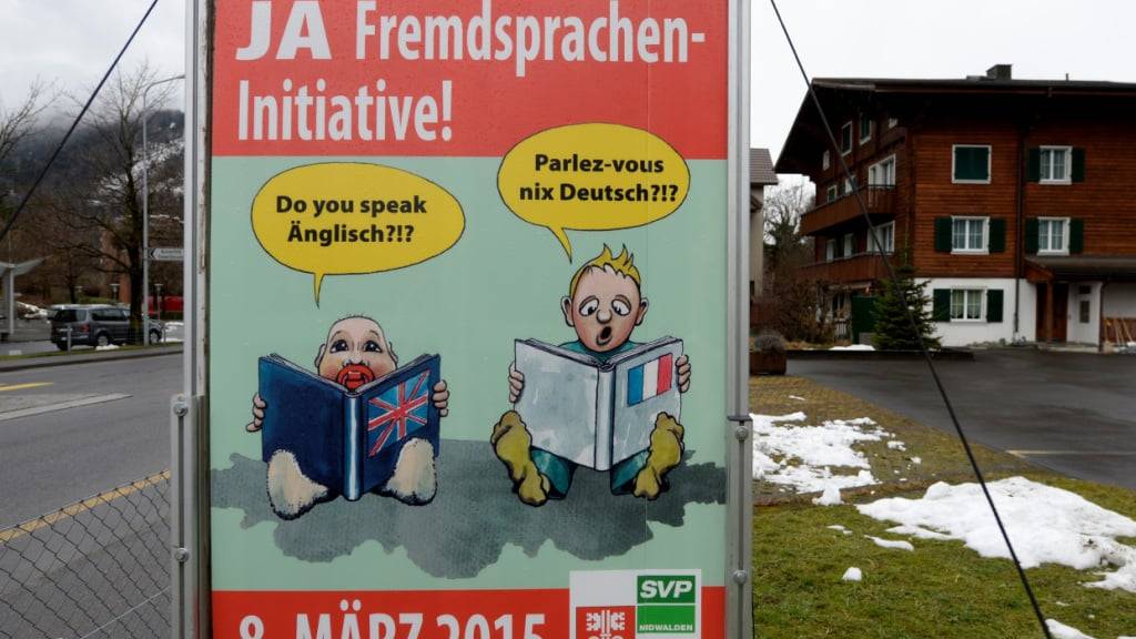 2015 stimmte Nidwalden über eine kantonale Initiative ab, welche das Frühfranzösisch abschaffen wollte. Die Stimmberechtigten lehnten das Begehren, welches der Regierungsrat unterstützte, deutlich ab. (Archivaufnahme)