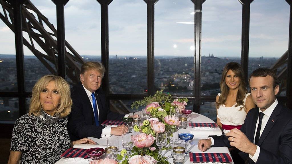 Gutes Verhältnis trotz Differenzen: US-Präsident Donald Trump hat den Präsidenten Frankreichs zu einem Staatsbesuch in die USA eingeladen. (Archivbild)