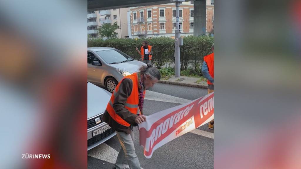 Erneute Strassenblockade in Zürich