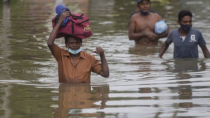 Mindestens 14 Tote bei Hochwasser und Erdrutschen in Sri Lanka