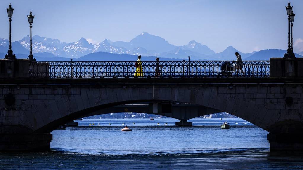 Der Mann sprang beim Kreis 1 in den Fluss (Symbolbild).