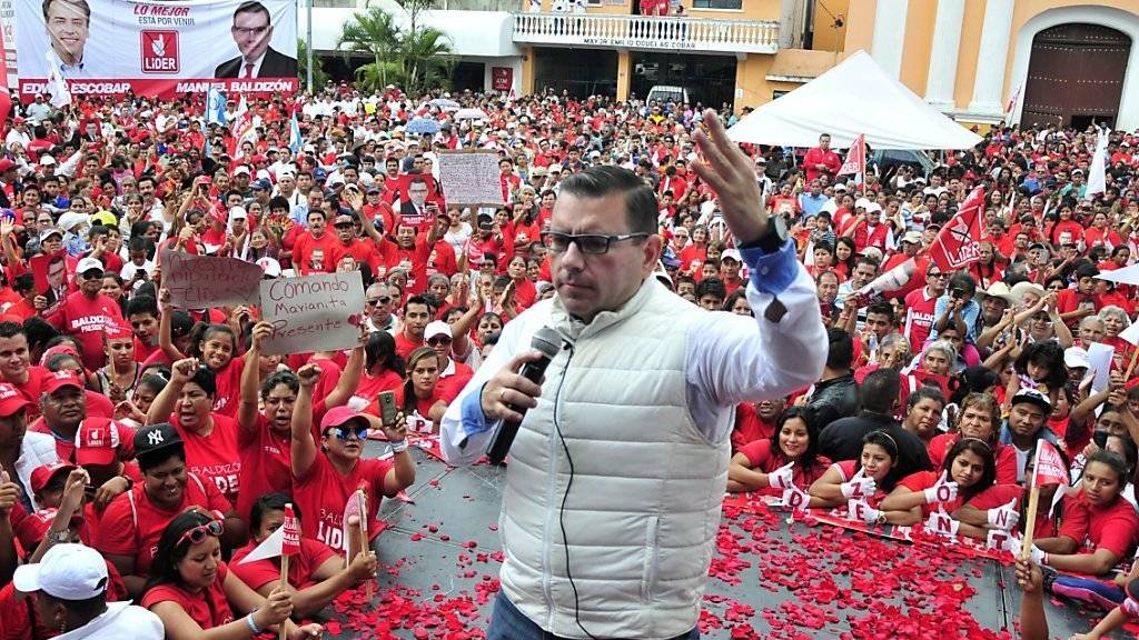 Seine Partei hat ausgedient: Grossgrundbesitzer Manuel Baldizón in Guatemala investierte Millionen in «Lider». (Archivbild)