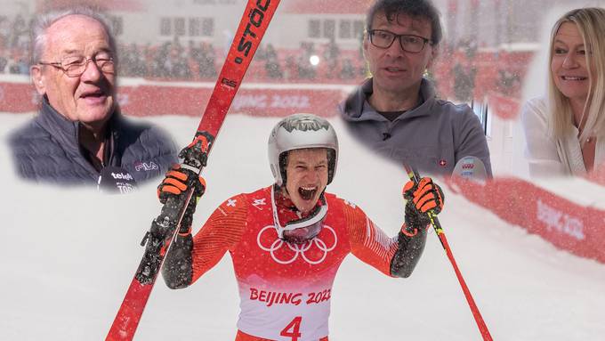 Nach Olympia-Gold: Familie und Fans von Marco Odermatt sind überglücklich