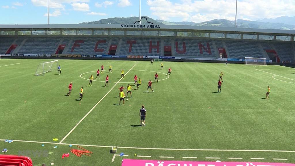 Trainingsstart: FC Thun bringt Ball wieder ins Rollen