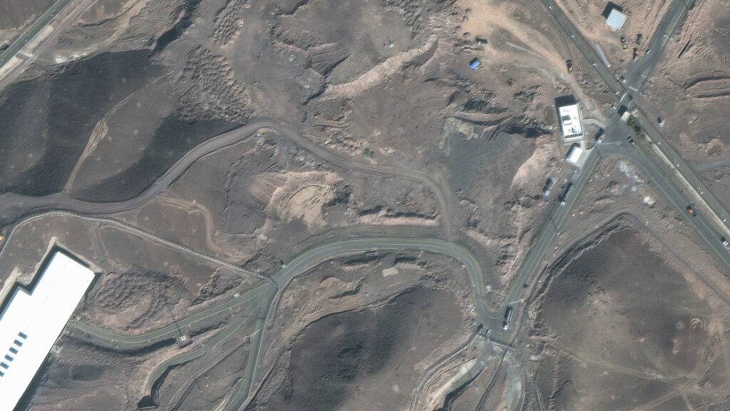 HANDOUT - Die Anreicherungsanlage Fordo im Iran (Archivbild). Foto: -/Maxar Technologies via AP/dpa