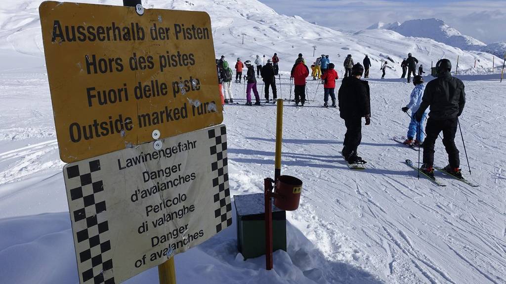 In den Skigebieten herrscht erhöhte Lawinengefahr.