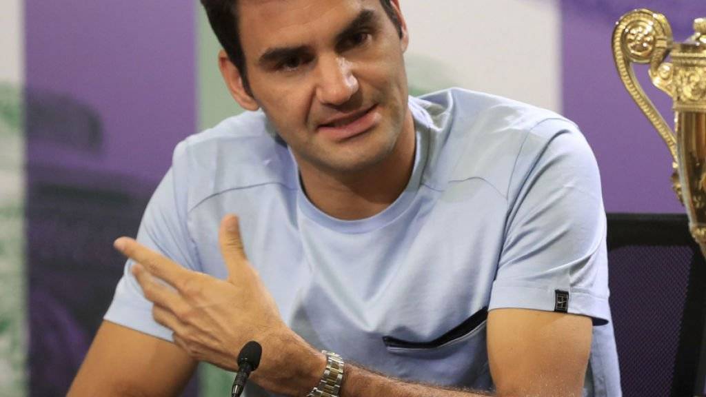 Roger Federer spricht über seine Feierlichkeiten