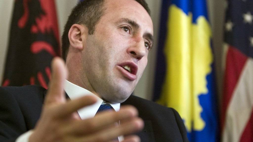 Serbien möchte der ehemaligen Regierungschefs des Kosovos wegen Kriegsverbrechen vor Gericht bringen. Frankreich vollstreckte nun einen internationalen Haftbefehl gegen Haradinaj. (Archiv)