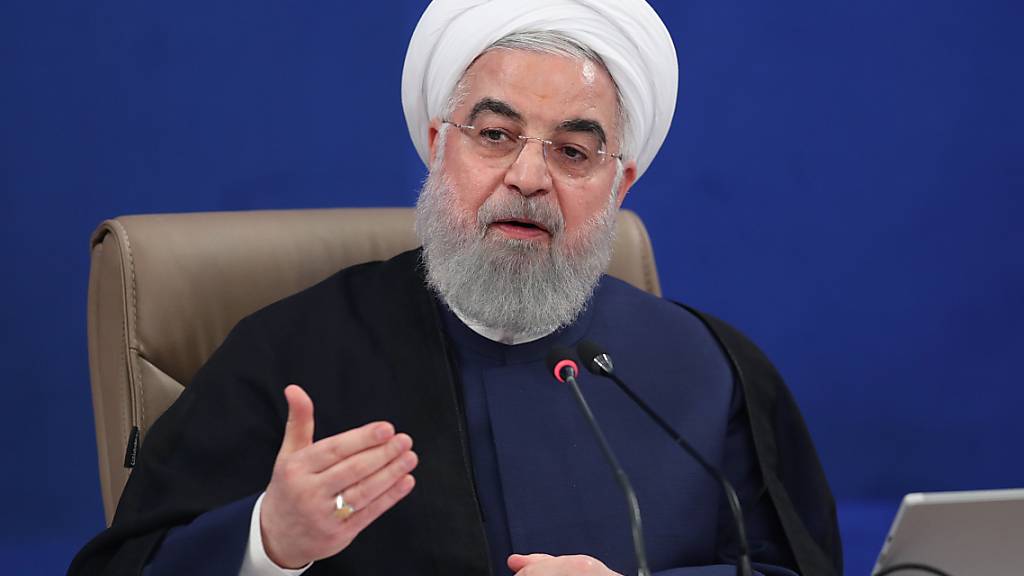 ARCHIV - Hassan Ruhani, Präsident des Iran Foto: -/Iranian Presidency/dpa - ACHTUNG: Nur zur redaktionellen Verwendung und nur mit vollständiger Nennung des vorstehenden Credits