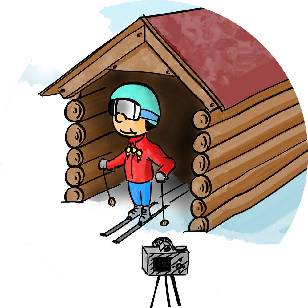 Ein Traum für viele Skifahrer: Der Start aus einem Weltcup-Starthaus.