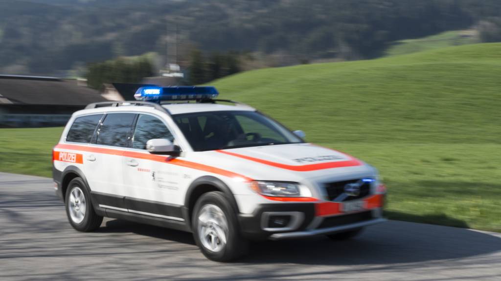 E-Biker fährt auf Radweg in Steinegg AI anderes Elektrovelo an
