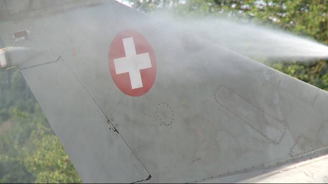 Kampfjet-Vandalen: Putzen statt Anzeige