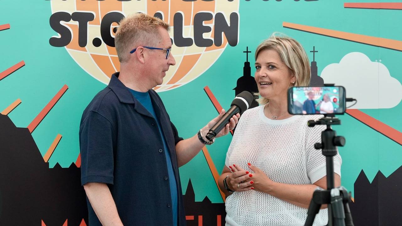 Nadin Meypo mit Roger Fuchs