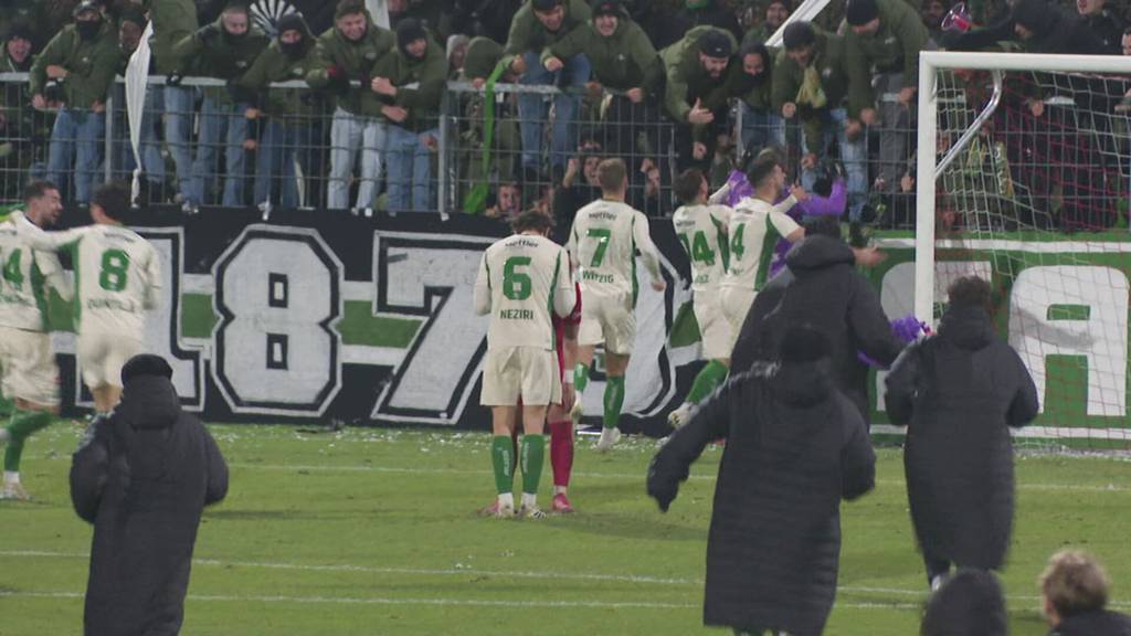 Cup-Thriller bis zum Schluss: FC St.Gallen bezwingt den FC Rapperswil-Jona erst im Penalty-Krimi