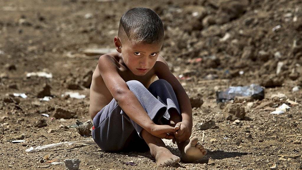Millionen syrischer Kinder leiden wegen dem andauernden Krieg im Land unter psychosomatischen Stresssymptomen. (Archiv)