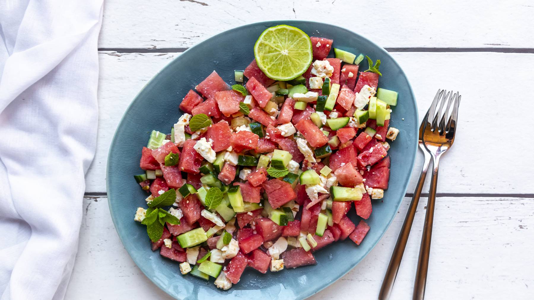 Wassermelonen salat