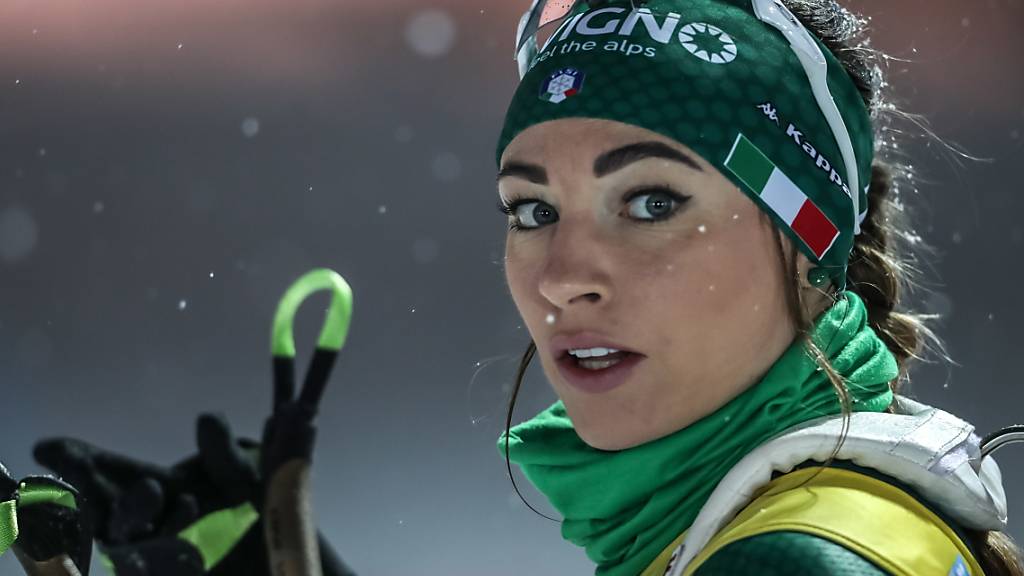Das Gesicht der Biathlon-WM 2020: Dorothea Wierer, die amtierende Siegerin im Gesamtweltcup, wuchs nur weniger Minuten von der Biathlon-Arena in Antholz auf