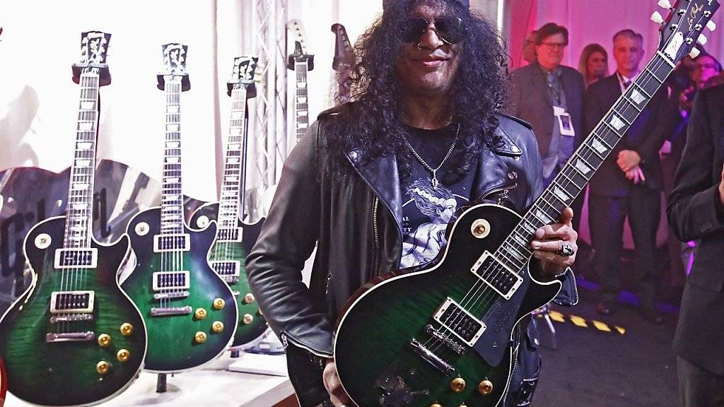 Schwört auf Gibson-Gitarren: US-Rockstar Slash. (Archivbild)