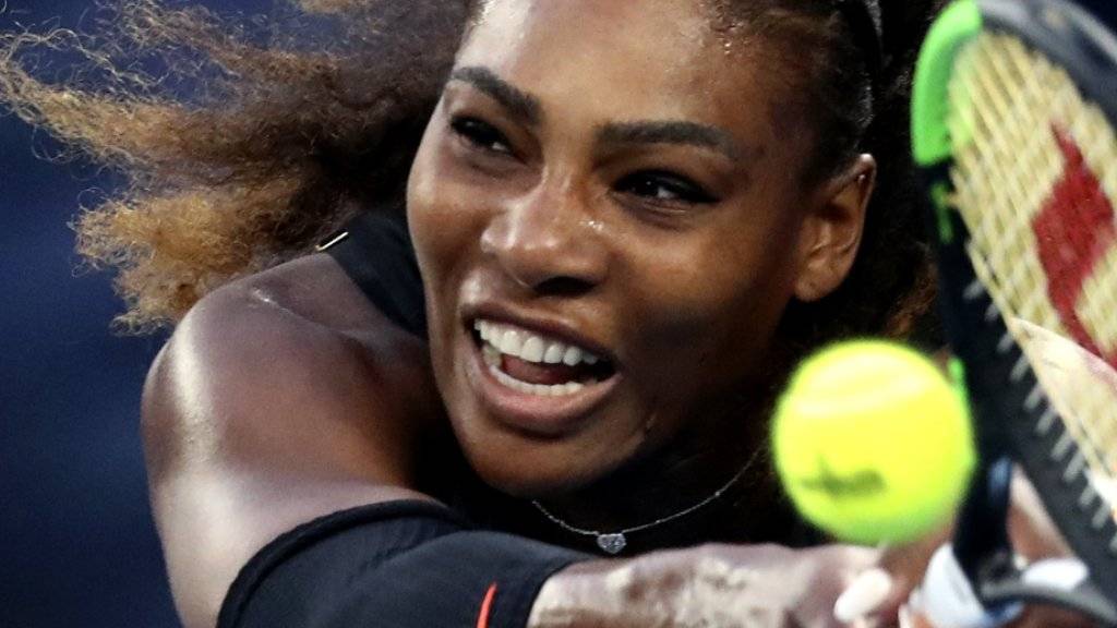 Serena Williams geht es bei ihrem Comeback-Start behutsam an