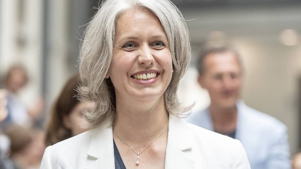 Franziska Bitzi (Mitte) will eine weitere Amtszeit Luzerner Stadträtin sein. (Archivbild)