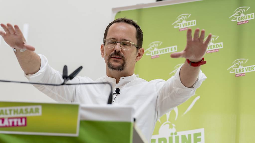 Klimapolitik sei Friedenspolitik, hob Parteipräsident Balthasar Glättli hervor.