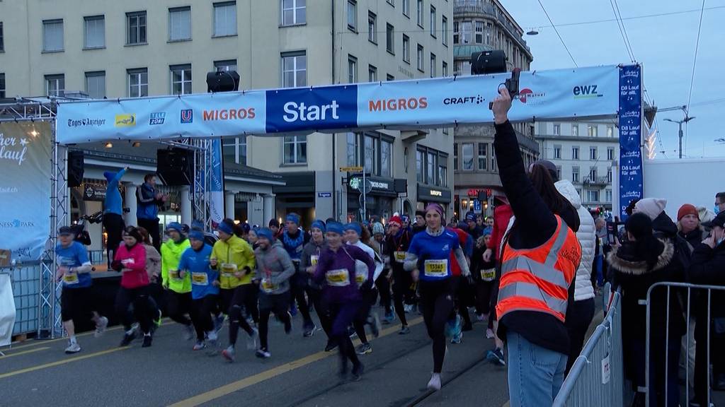 Freudiger Anlass trotz Corona: Der 45. Zürcher Silvesterlauf zieht 14’000 Läufer an