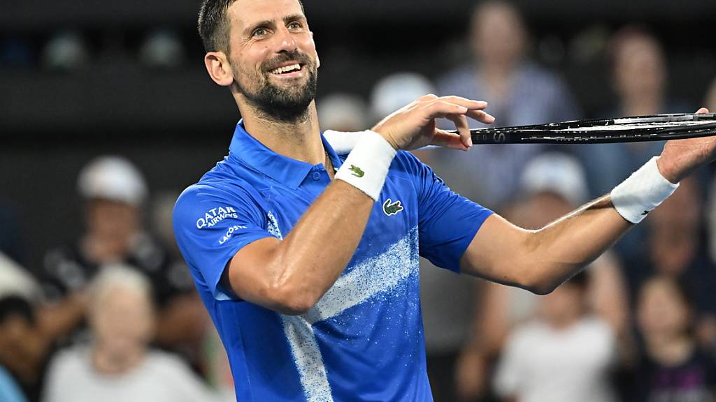 Novak Djokovic feiert beim ATP-250-Turnier in Brisbane seinen 20. Sieg gegen Gaël Monfils
