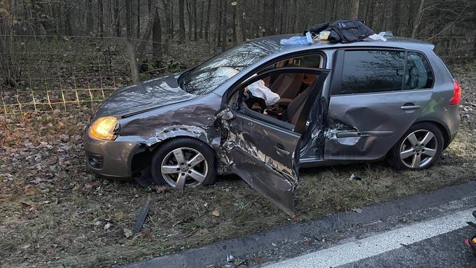 Heftige Kollision nahe Rupperswil – zwei Personen verletzt