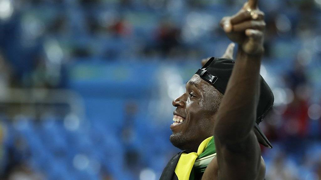 Usain Bolt hat auch in Rio dreimal Grund zum Jubeln