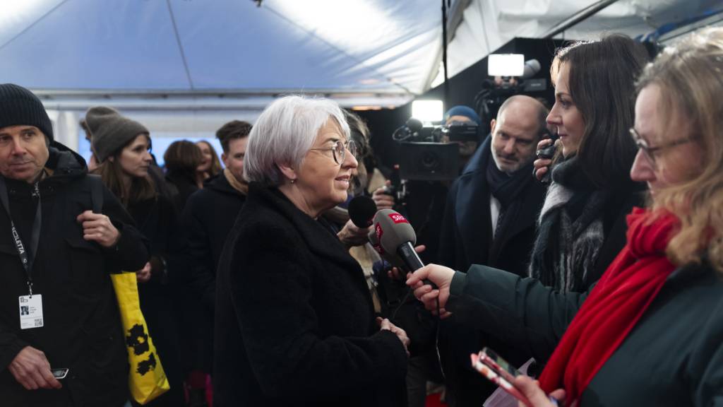 Elisabeth Baume-Schneider  bei der Eröffnung der 61. Solothurner Filmtage.
