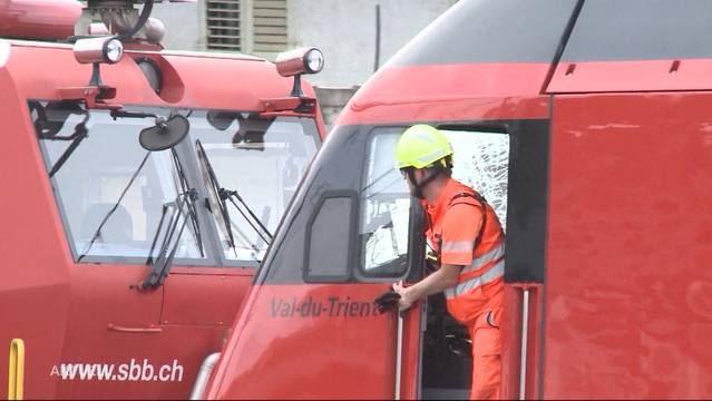 Erneuter Zwischenfall zwischen Baukran und Zug