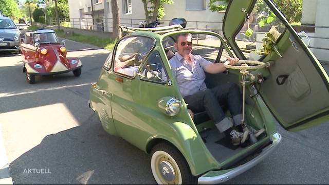 Microcars und GP-Oldtimer erobern Mutschellen