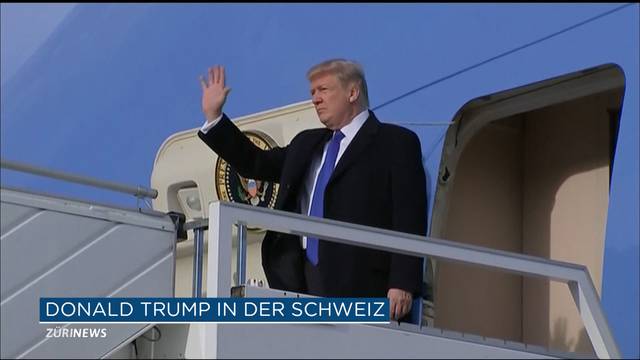 Trump sorgt am Zürcher Flughafen für Aufregung