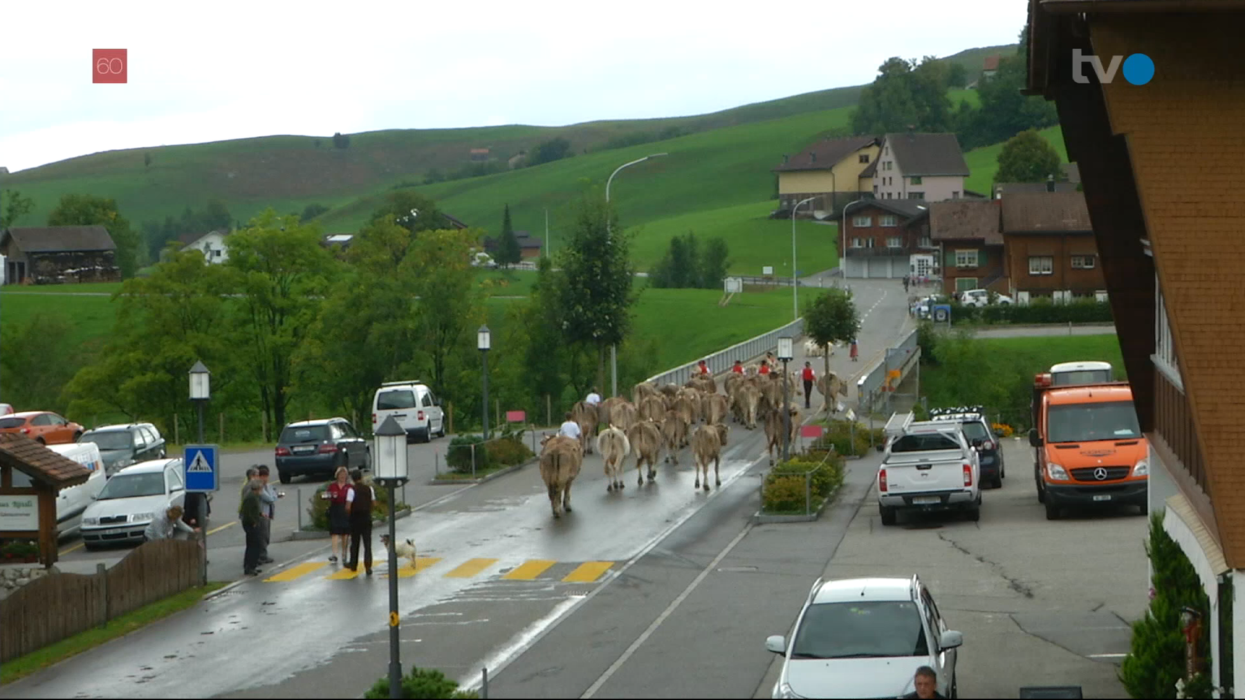 Im Appenzell sind die Alpenabzüge im vollen Gange.