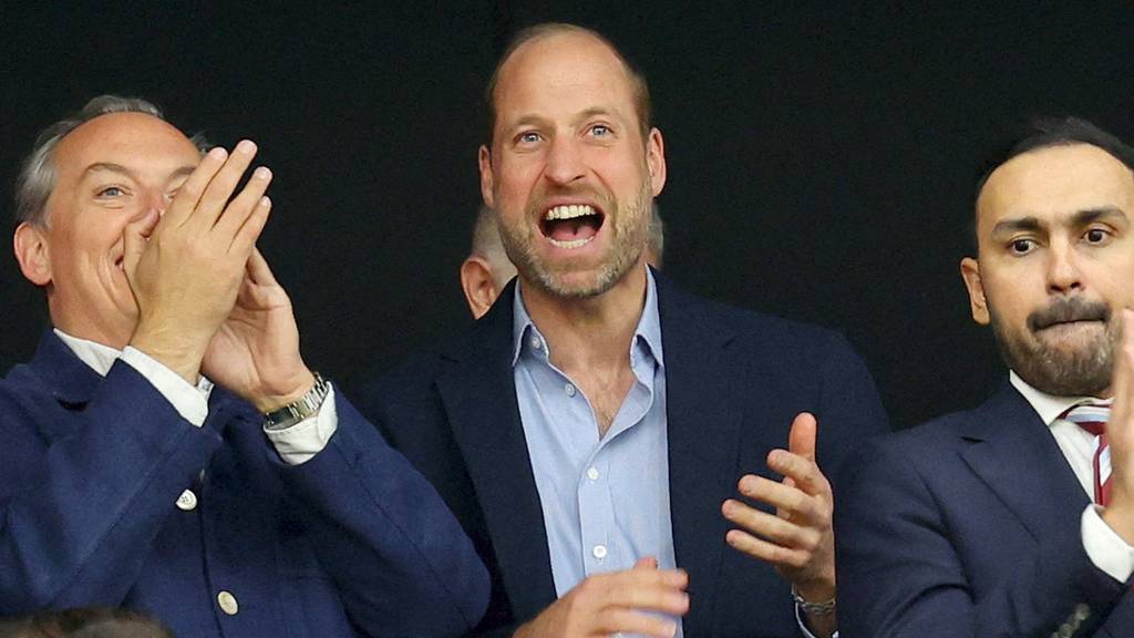 So jubelt Edelfan Prinz William über den Europa-League-Triumph von Aston Villa