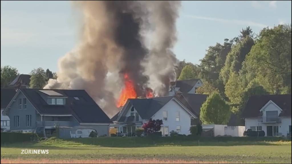 Hombrechtikon: Brand auf Reithof