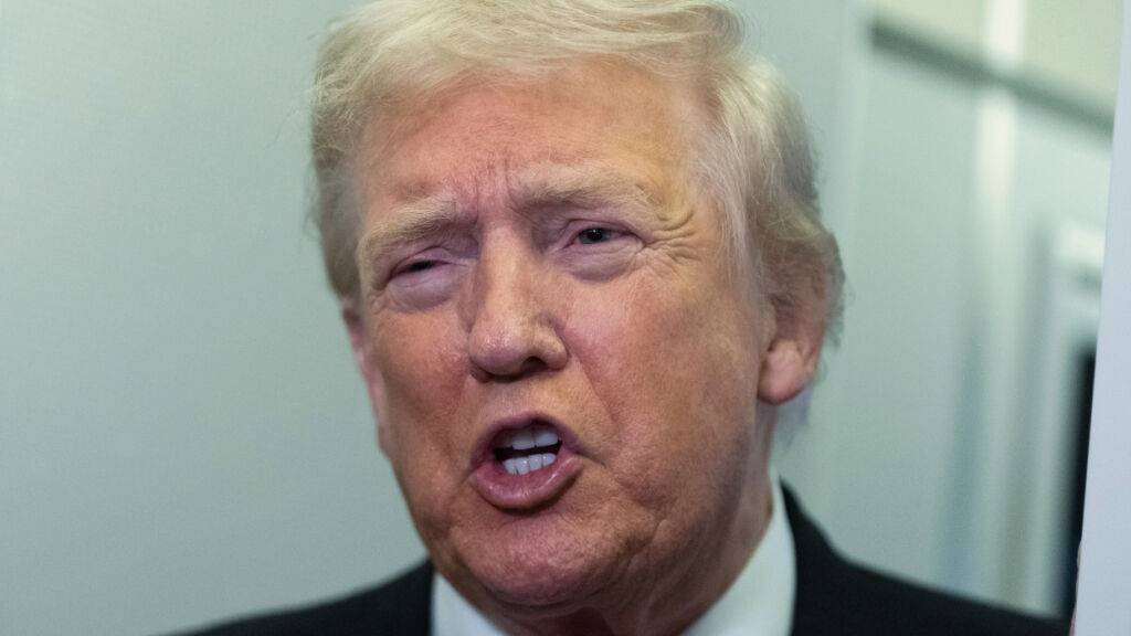 US-Präsident Donald Trump hat nach eigenen Angaben mit hochrangigen Schweizer Vertretenden Handelsgespräche geführt. (Archivbild)