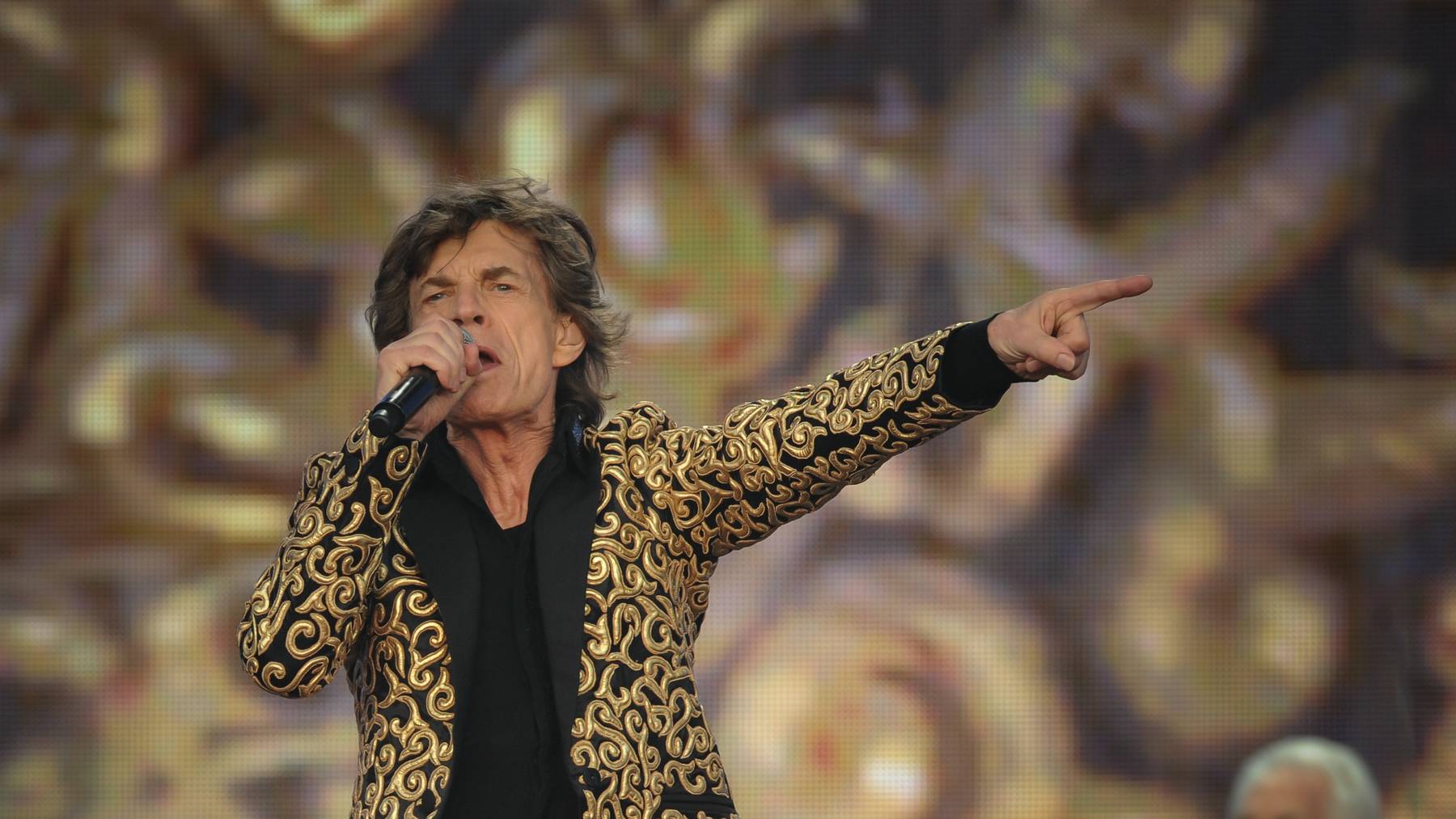 Mick Jagger rockt das Letzigrund Zürich.