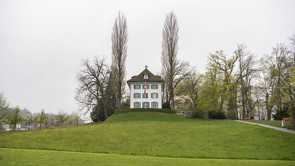 Die Grünanlage beim Richard-Wagner-Museum ist kein offizieller Badeplatz. Der Luzerner Stadtrat will, dass dies weiterhin so bleibt. (Archivbild)