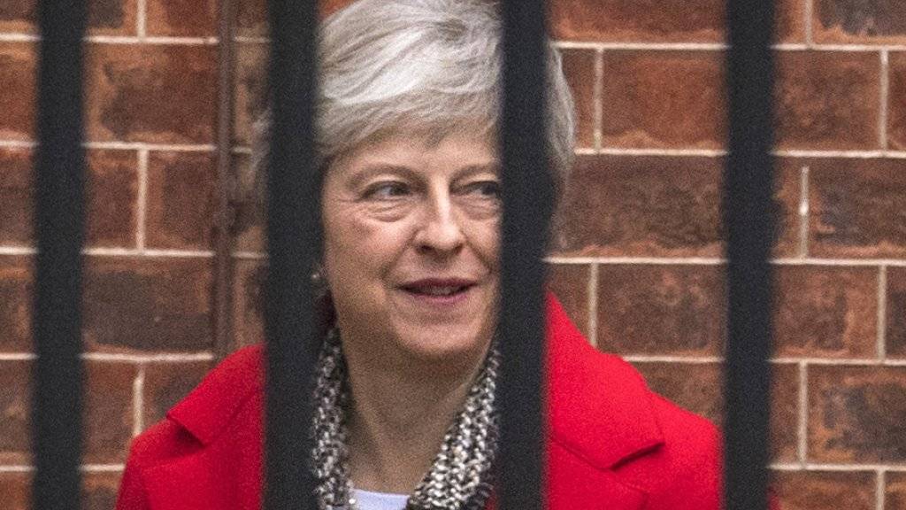 Eingesperrt im selbstgemachten Brexit-Käfig ohne Alternative: so sehen Kritiker die britische Premierministerin Theresa May derzeit.