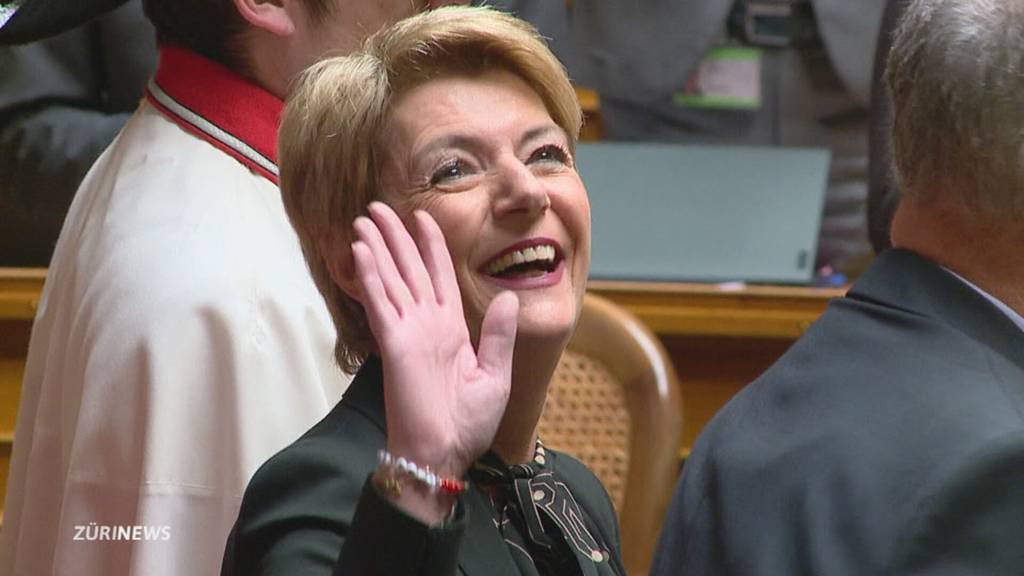 Bundespräsidium: Kein Glanzresultat für Karin Keller-Sutter