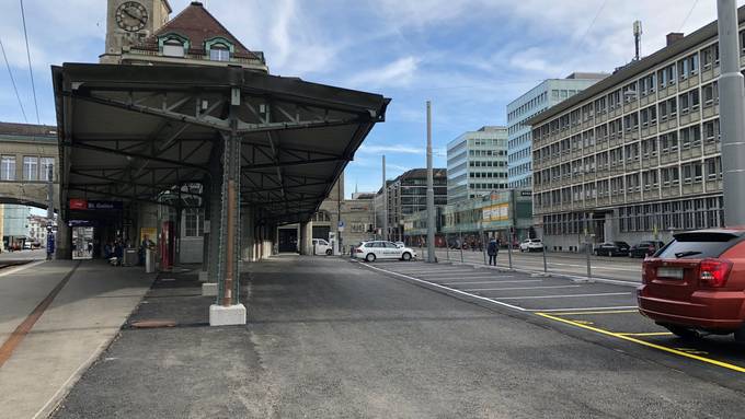 Neue Kurzzeitparkplätze am St.Galler Bahnhof