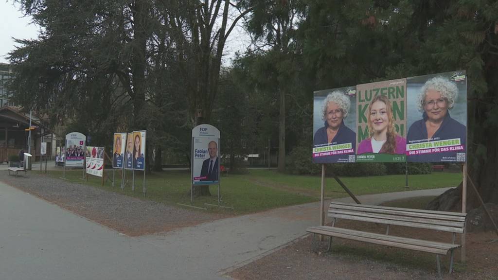 Trotz Social Media: Der Luzerner Wahlkampf findet auf Plakaten statt