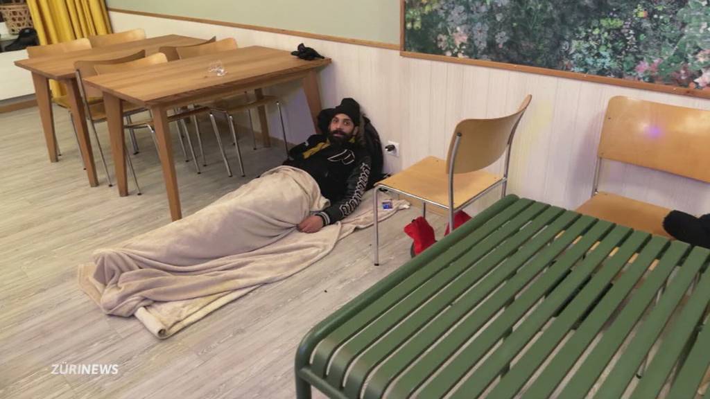 Obdachlose stranden im Café Yucca