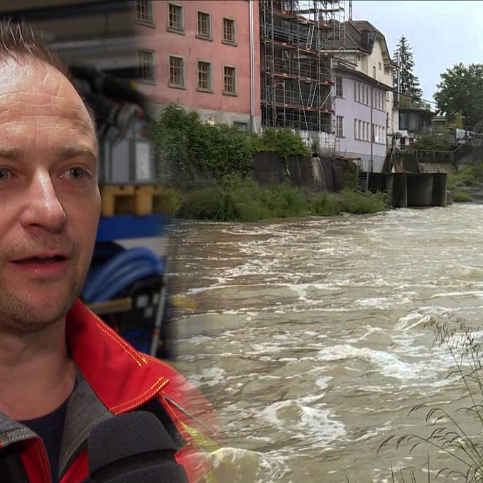 Feuerwehr: «Wir sind bereit» – Dauerregen lässt Wasserpegel ansteigen