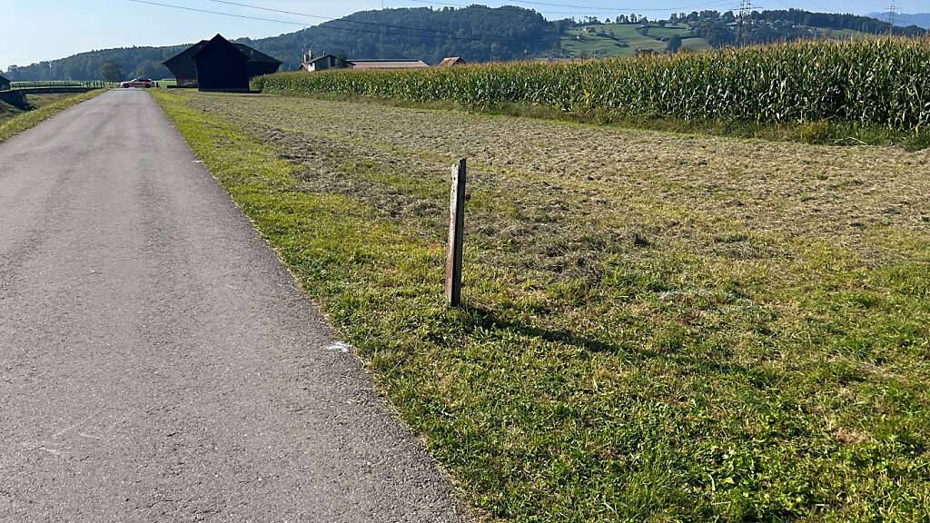 E-Bike-Fahrer prallt in Schänis SG in Pfosten und stirbt