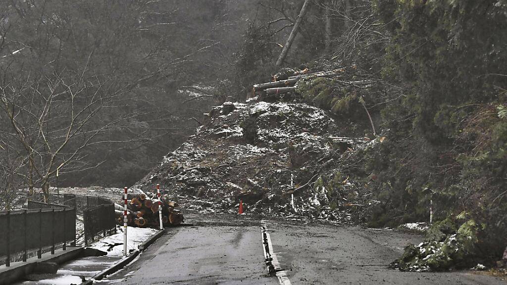 Die Zahl der Todesopfer nach dem schweren Erdbeben in Japan steigt auch eine Woche später noch an. (Archivbild)