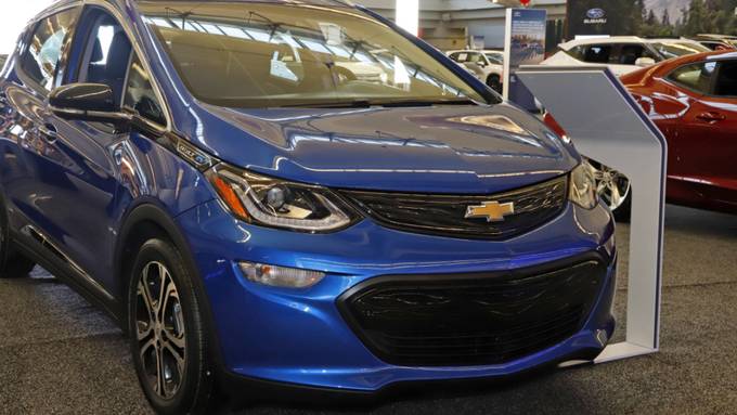General Motors ruft über 70'000 E-Autos zurück